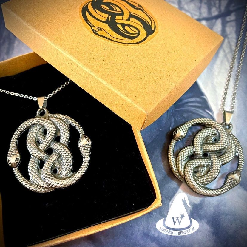 گردنبند دو مار هری پاتر گردنبند دو مار هری پاتر