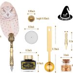 ست قلم پر و مهر و موم طرح جغدی هری پاتر - Image 3