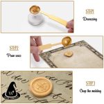 ست قلم پر و مهر و موم طرح جغدی هری پاتر - Image 5