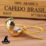 ساعت گردنبندی و جیبی طرح گوی زرین هری پاتر - Image 5