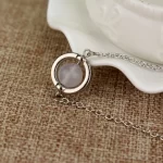 گردنبند سنگ ماه بلا سوان در گرگ و میش