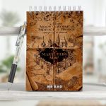 دفترچه طرح نقشه غارتگر هری پاتر