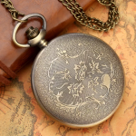 ساعت جیبی و گردنبند فانتزی