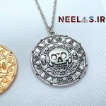 گردنبند و جاکلیدی سکه ازتک دزدان دریایی کارائیب طرح M - Image 9