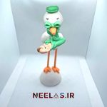 مجسمه تزئینی طرح لک لک و نی نی