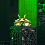 انگشتر سبز کلاه خود لوکی