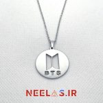 گردنبند استیل نماد گروه بی تی اس BTS