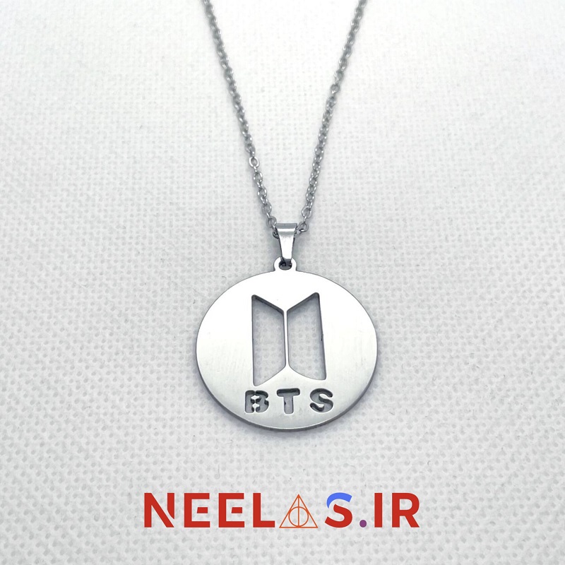 گردنبند استیل نماد گروه بی تی اس BTS گردنبند استیل نماد گروه بی تی اس BTS