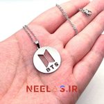 گردنبند استیل نماد گروه بی تی اس BTS