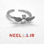 حلقه طرح تاج بالدار