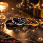 حلقه ساده استیل در 4 رنگ