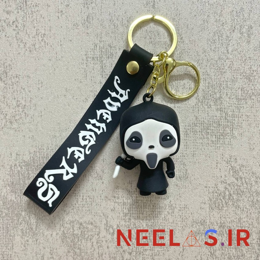 جاکلیدی سیلیکونی طرح گوست فیس فیلم جیغ