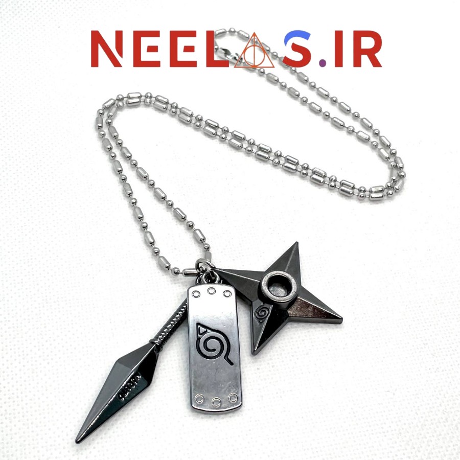 گردنبند سه تکه کونای، سربند و تیغ نینجا شوریکن ناروتو