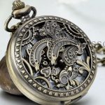 ساعت گردنبندی و جیبی طرح دولفین