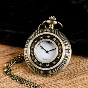 ساعت گردنبندی و جیبی طرح ستاره ها