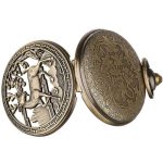 ساعت گردنبندی و جیبی طرح گوزن