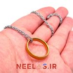 گردنبند حلقه استیل
