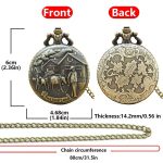 ساعت گردنبندی و جیبی طرح کشور سوئیس