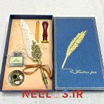 ست قلم پر و مهر موم فانتزی