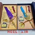 ست قلم پر و مهر موم فانتزی