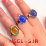 انگشتر نگین حرارتی با قابلیت تغییر رنگ