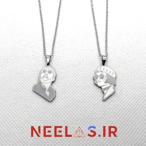 گردنبند استیل جفتی لئون و ماتیلدا