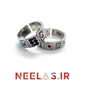 انگشتر انیمه‌ای طرح کارت بازی