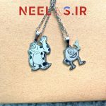 گردنبند استیل دوستی مایک و سولیوان
