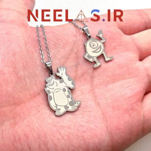 گردنبند استیل دوستی مایک و سولیوان