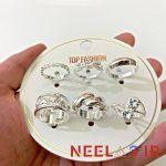 پک انگشتر 6 تایی فانتزی کلاسیک