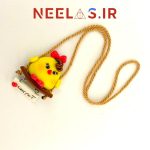 آویز آینه خودرو طرح جوجه "آروم برون"