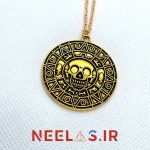 گردنبند و جاکلیدی سکه ازتک دزدان دریایی کارائیب طرح M