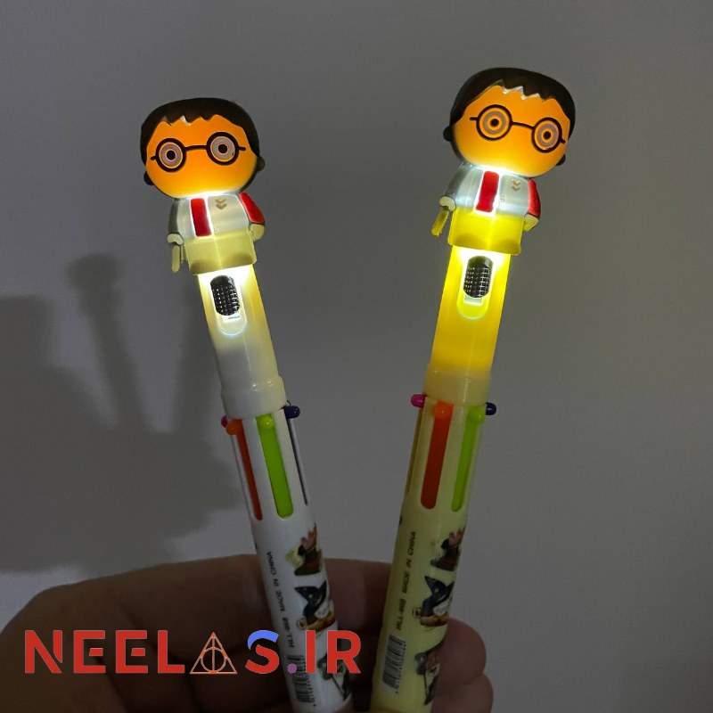 خودکار 6 رنگ با سری هری پاتر و Led خودکار 6 رنگ با سری هری پاتر و Led