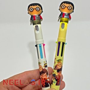 خودکار 6 رنگ با سری هری پاتر و Led