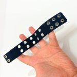 دستبند چرمی اسپایک دار