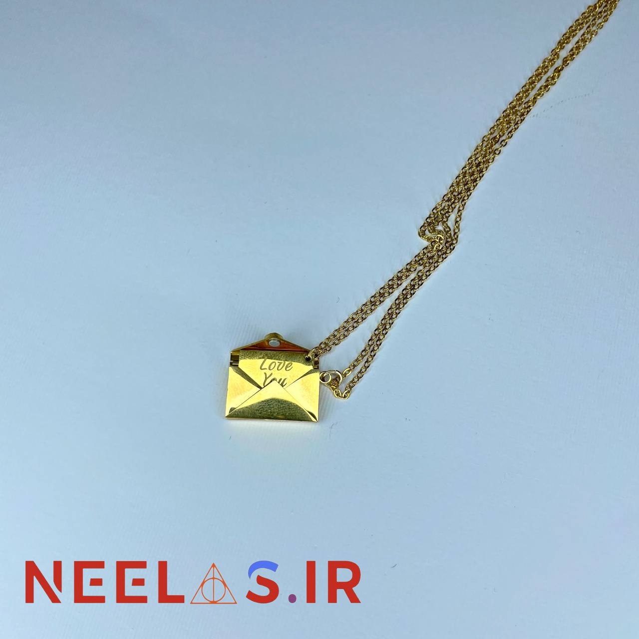 گردنبند استیل ست نامه و پاکت نامه