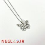 گردنبند استیل پروانه