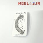 ایرکاف گوش طرح جواهری دولاین نگین