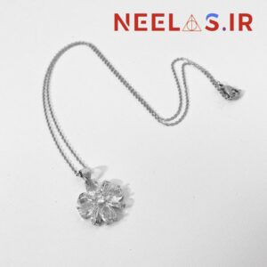 گردنبند جواهری طرح گل