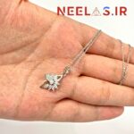 گردنبند جواهری طرح گل