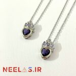 گردنبند جواهری قلب راپونزل